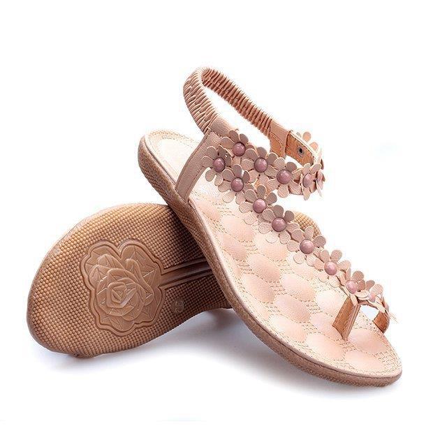 Foreign trade NEW Bohemian sandals women's foot summer new pinch toe wer shoes Korean version flat heels 2025