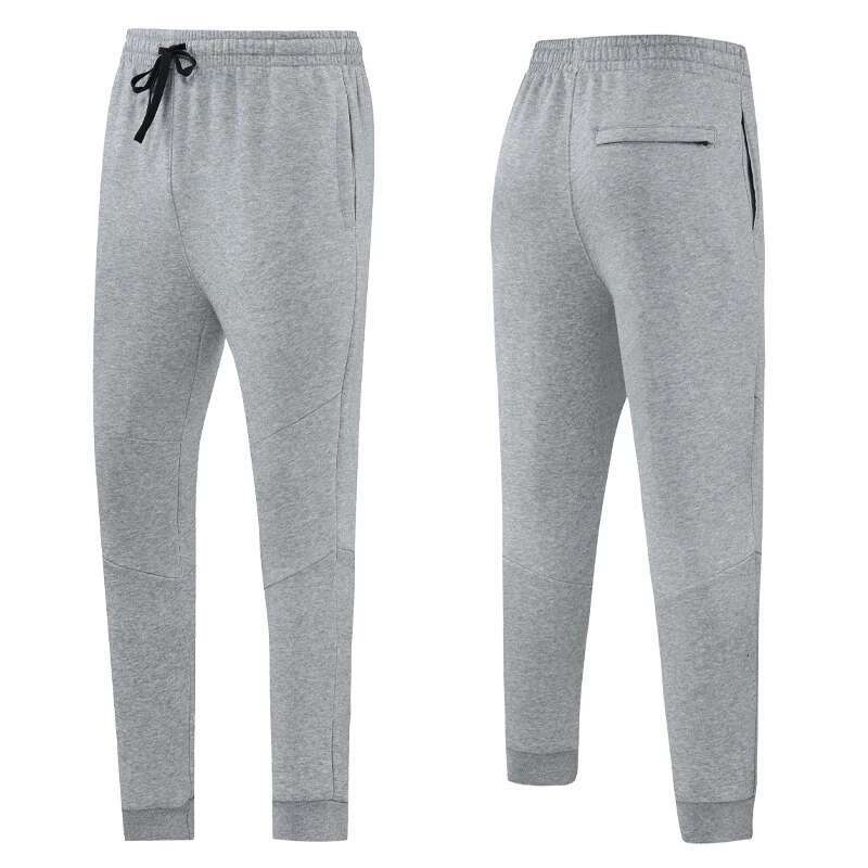 Ddmyoutdoor China Domestic Winter Pants Men Ruunning Flannel Gym Jogging Casual Soft Sweatpants Pencil Drawstring Zip Pocket Training Sport Trousers