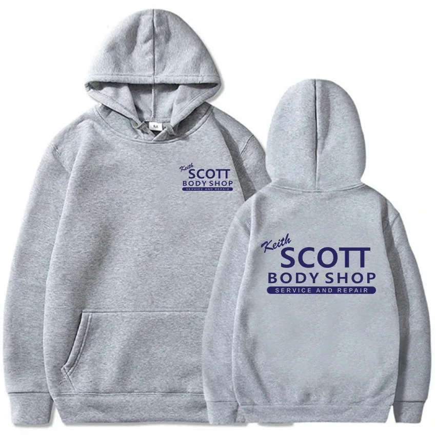 Tree Hill Hoodie Keith Scott Body Shop Hoodies Unisex Sweatshirts Autumn Winter Fleece Hooded Pullovers Graphic Sudadera Mujer 250114
