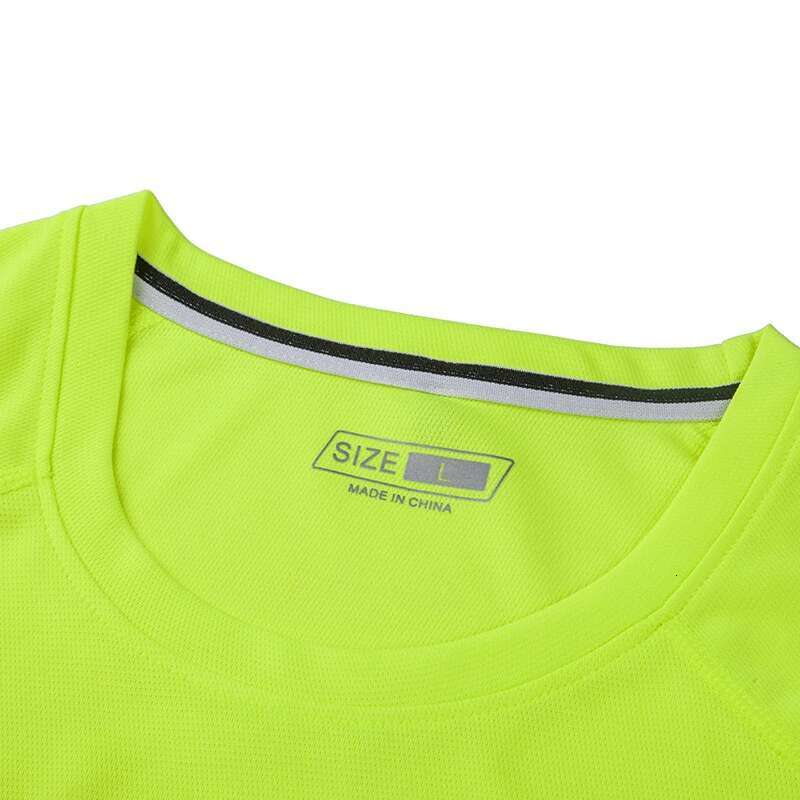 Ddmyoutdoor China Domestic Breathable Short Sleeve Men Running Fiess Tshirt Quick Dry Soccer Jersey Solid Sports Tees Bodybuilding Training Shirts
