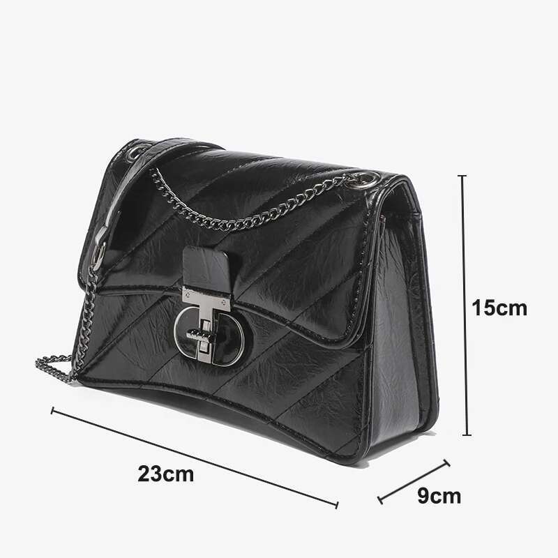 New Designer Bags For Fashion Trend Crossbody Shoulder High Quality PU Leather Women Chain Bag Female Handbag