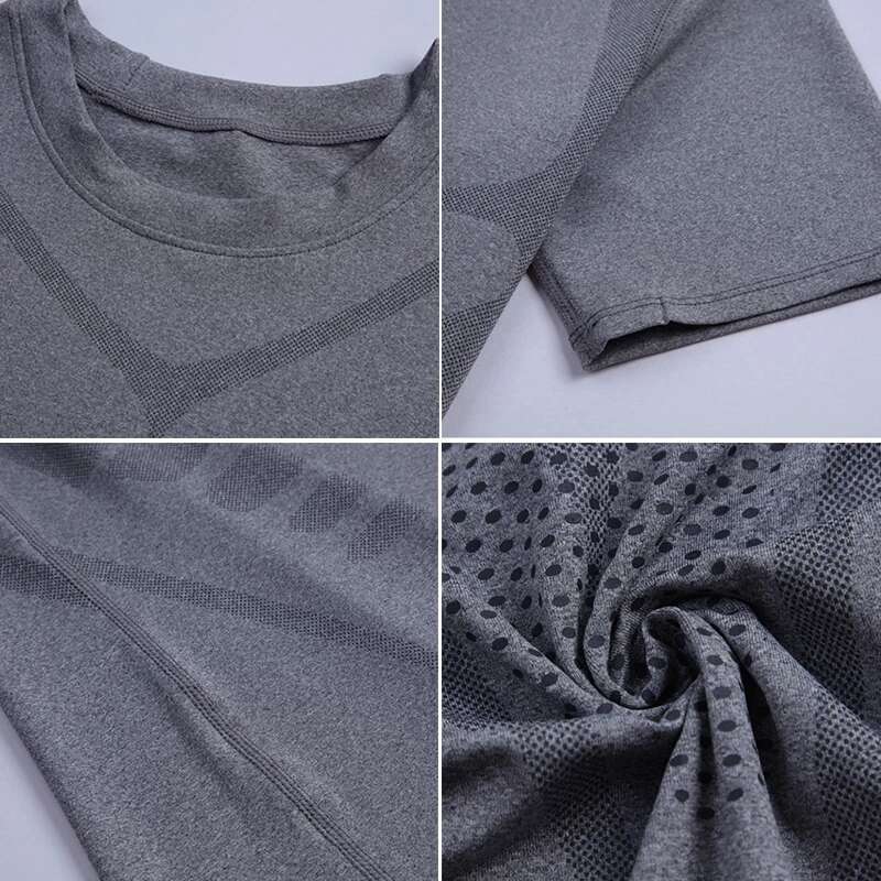 Ddmyoutdoor China Domestic Summer Short Sleeve Gym Sport Top Men Compression Running T Quick Dry Football Fiess Shirt Bodybuilding Tees Sportswear