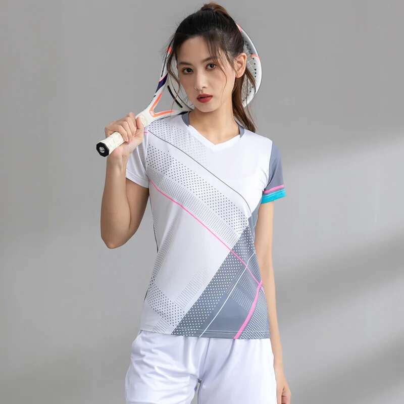 Ddmyoutdoor China Domestic New Style Badminton Tennis Shirts Women Custom Table D Print Quick Dry Running Short Sleeve Polyester Yoga Training Gym Tee
