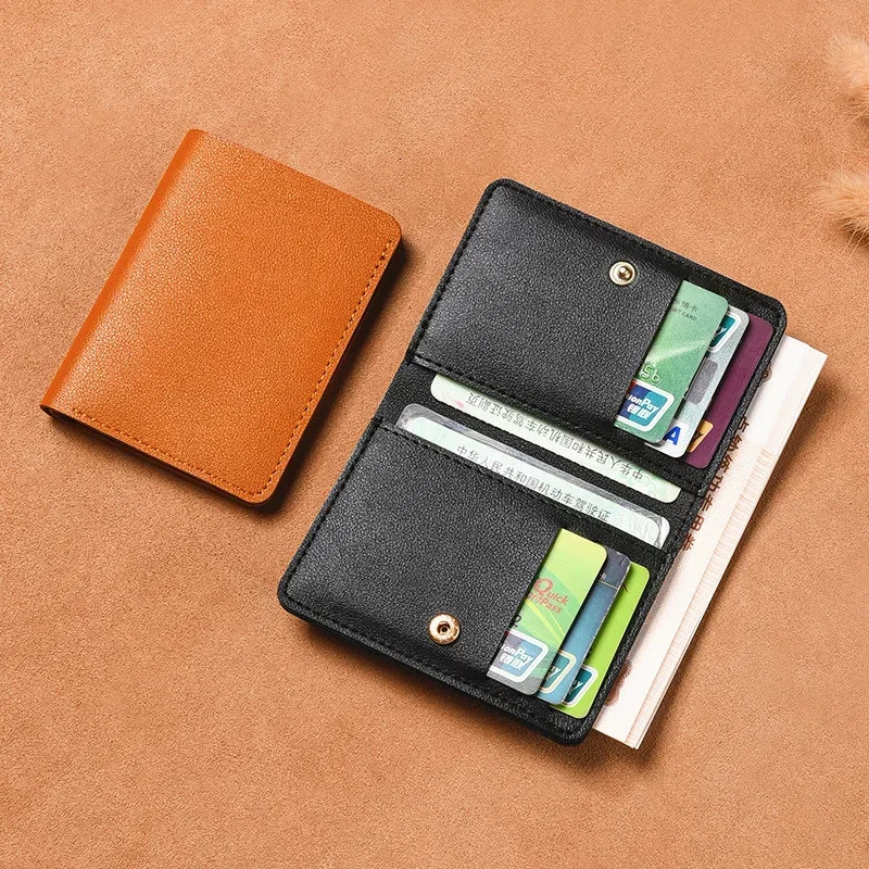 1Pc Bag Slim Compact Bank ID Case Driver's License Wallet Simple and Anti Demagnetization Card Holder swissmilitary