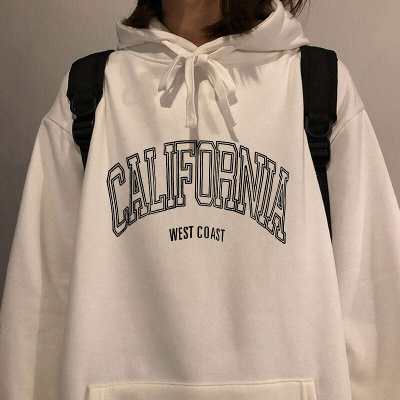 Women's Cute Pattern College Style Sportswear Girls' Long Sleeve Hoodie Autumn Clothing with Pocket