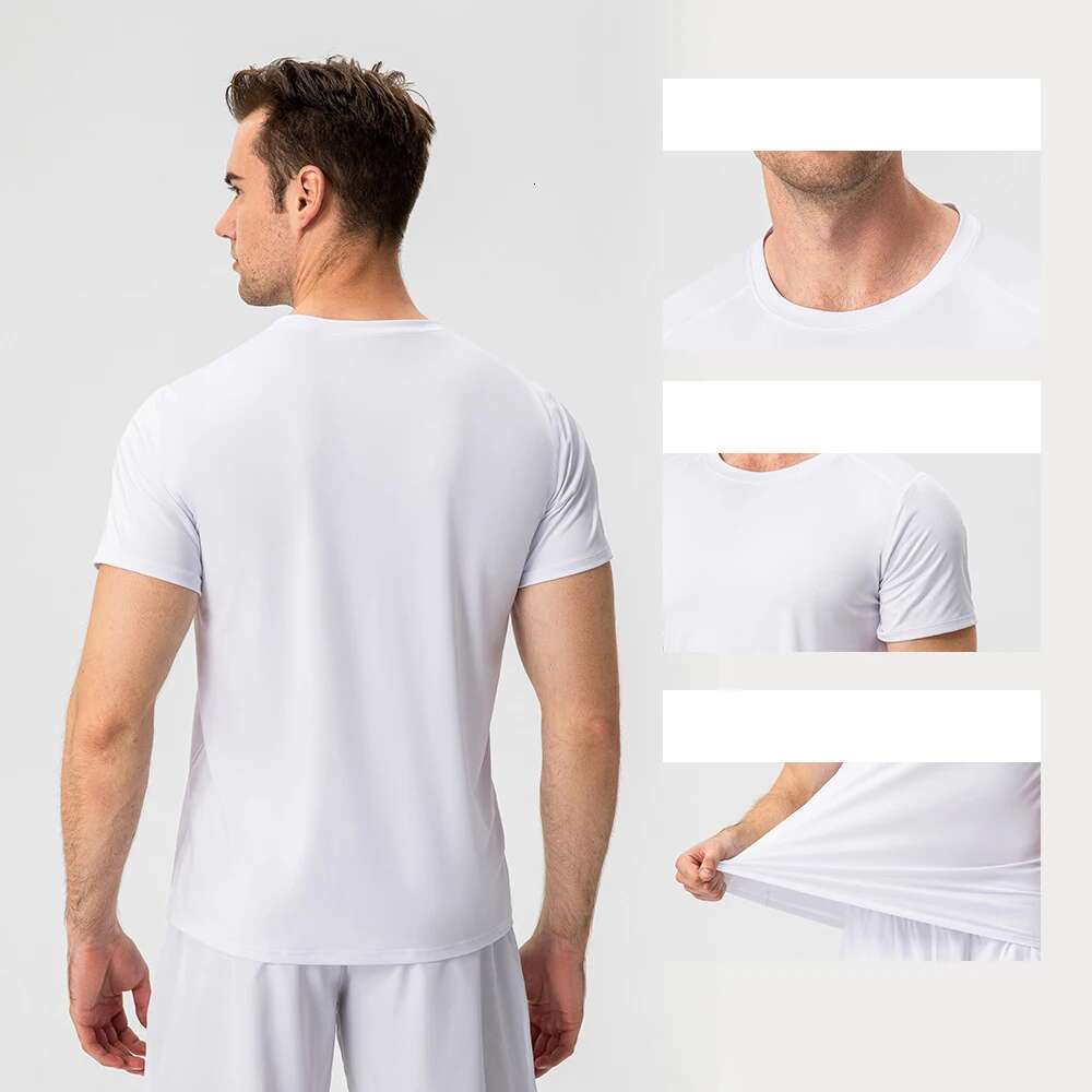 Ddmyoutdoor China Domestic Summer Breathable Men Quick Dry Sport T Short Sleeve Running Shirt Fiess Top Training Tees Man Gym Clothing