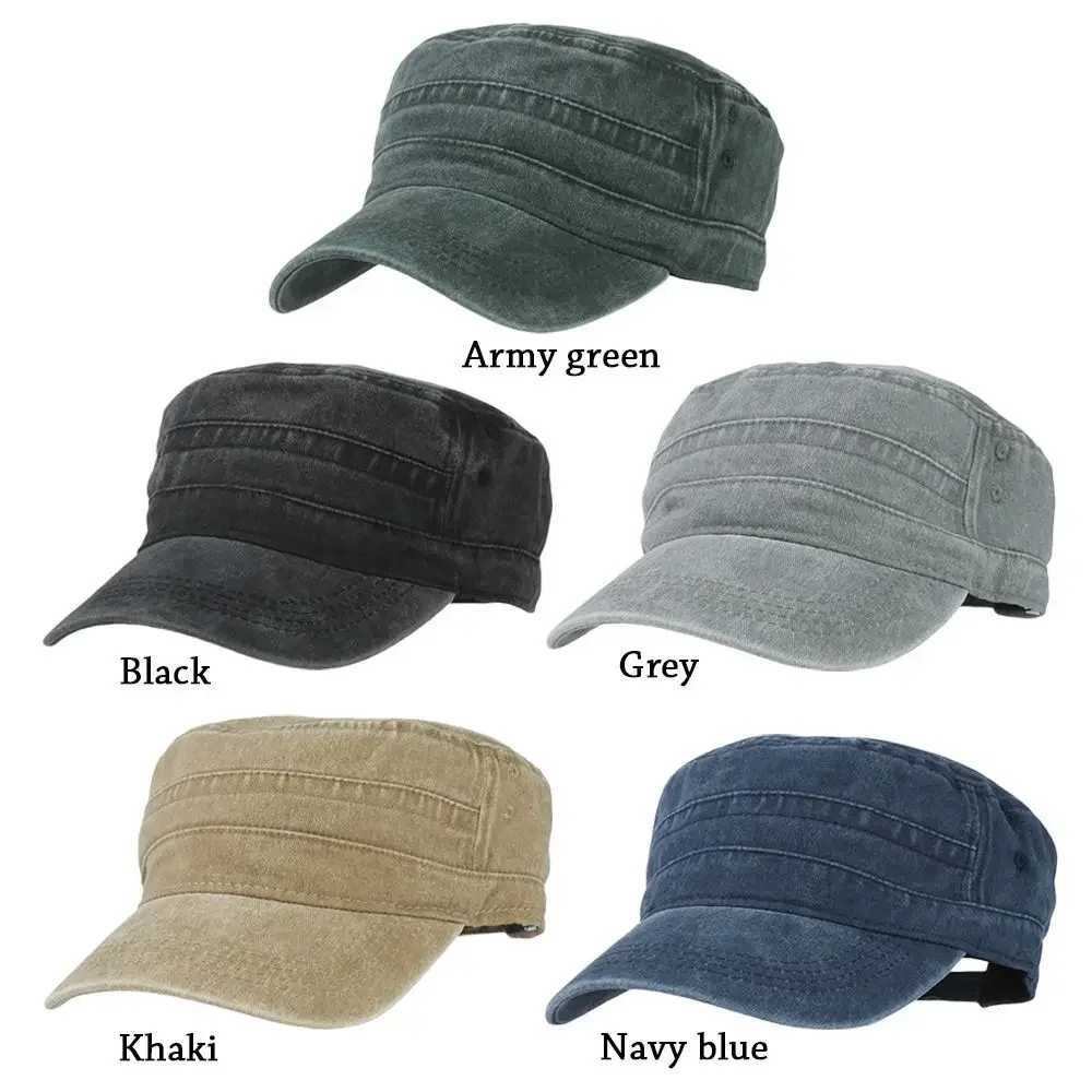 Big Man Large Size Pure Cotton Army Make old Flat Outdoors Baseball Fishing Summer sun hatXJ250116