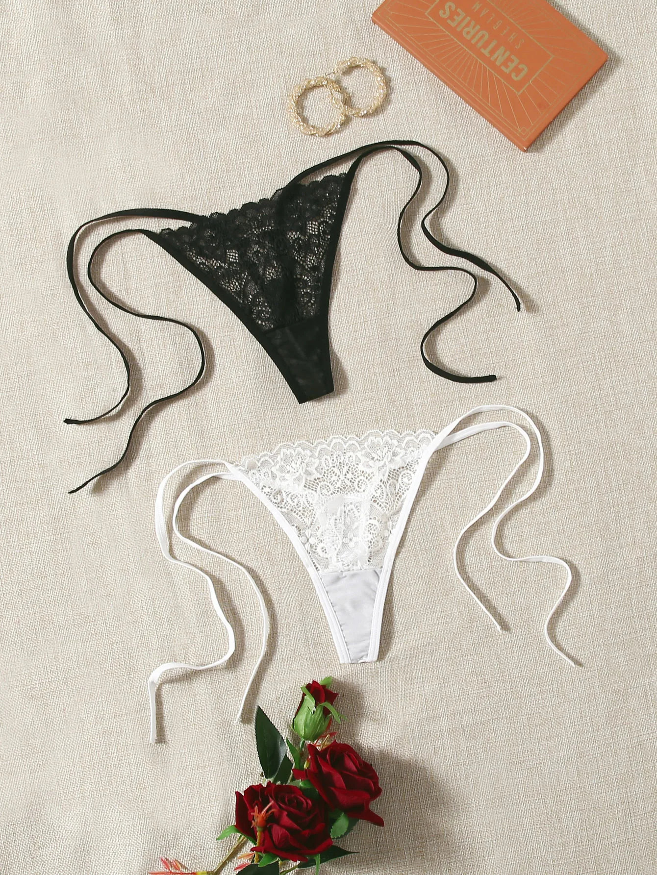 2pcs Low Waist Lace Thong For Women Sexy Panties Comfortable Underwear Female Underpants Lingerie C847 250114