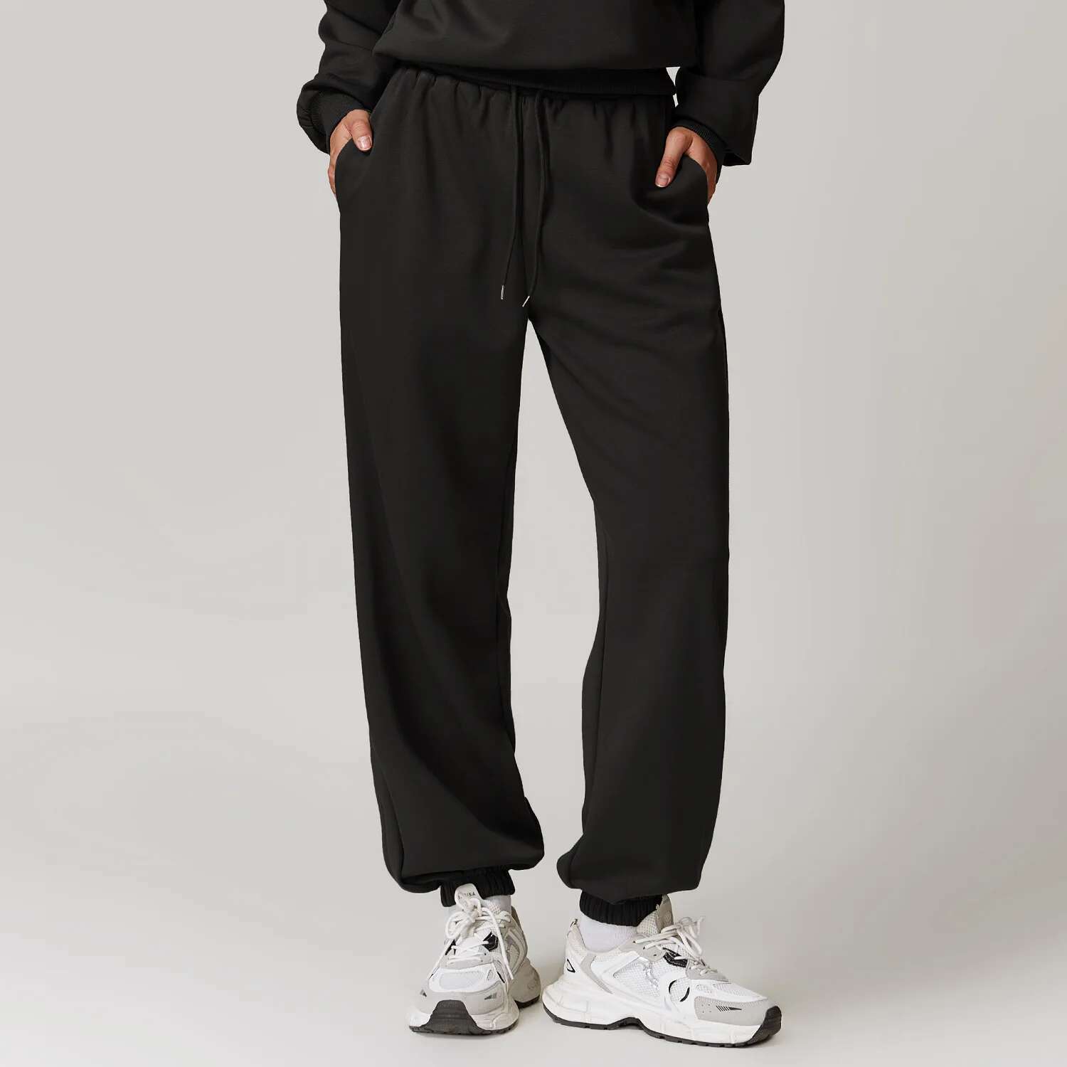 Ddmyoutdoor China Domestic Mermaid Curve Spring New High Waist Casual Loose Sweat Straight Outer Wear All Match Sports Foot Pants