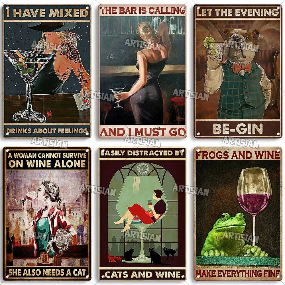 Artisian Beer Metal Sign Wine Tin Poster Drinking Decorative Plate Wall Decor Garage Bar Pub Club Hotel Kitchen Home Man CaveM251114