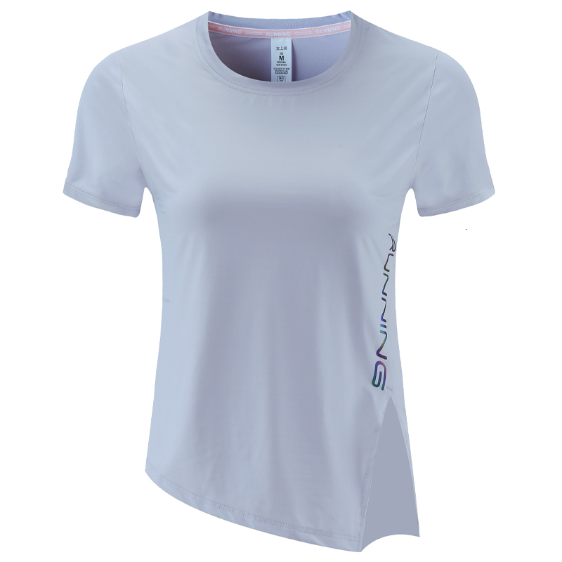 Ddmyoutdoor China Domestic Woman Sports Tshirts Fiess Running Jogging Yoga Tilted Tee Workout Mesh Sexy Female Fashion Open Slim Short Sleeves
