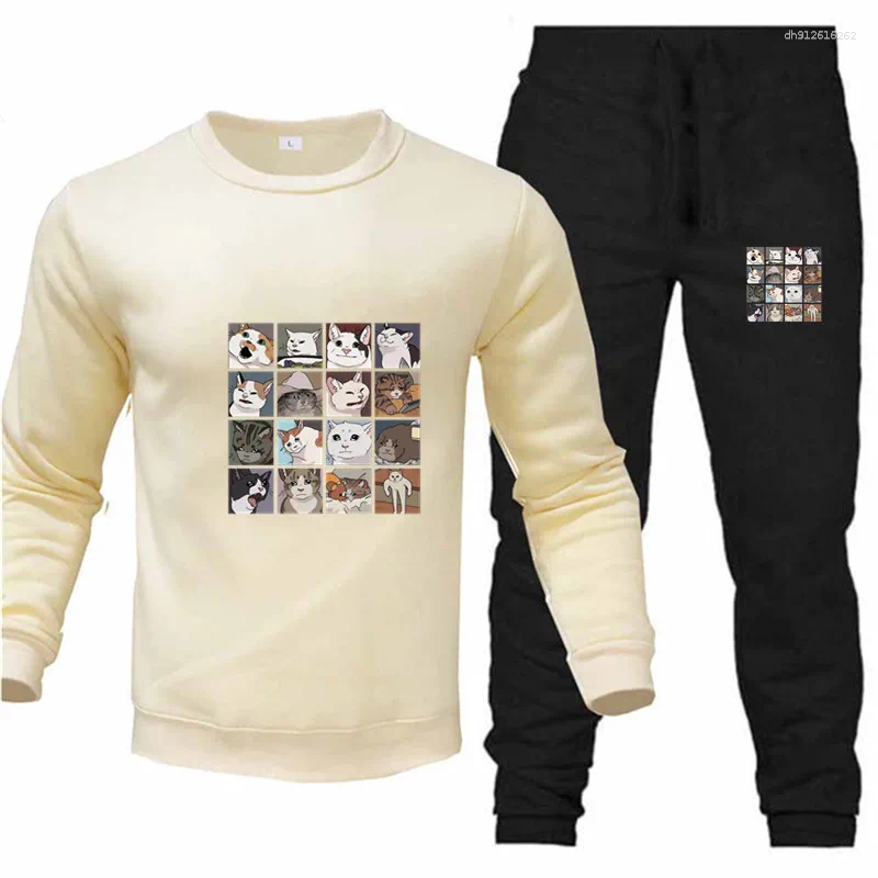 Men's Tracksuits 2025 Mens Sweat-shirt Set Hoodies And Sweatpants High Quality Male Outdoor Casual Sports Jogging Suit Gym Long Sleeve
