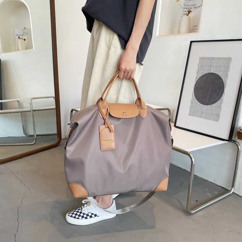 New Waterproof Nylon Large Totes for Women Fashion Big Package Shopping Lady Handbag Anti-tear Simple Leisure Woman Shoulder Bag T250118