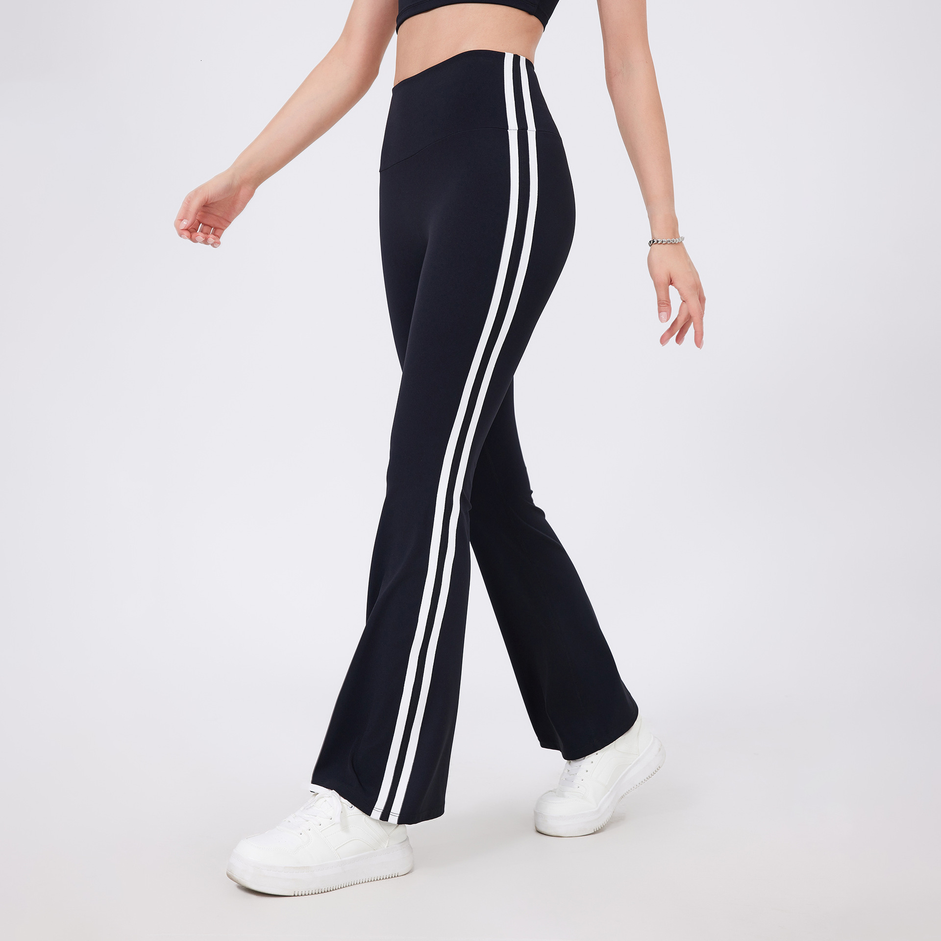 Ddmyoutdoor China Domestic Mermaid Curve High Waist Yoga Spice Girls New Running Sports Peach Hip Fiess Naked Elastic Flared Pants