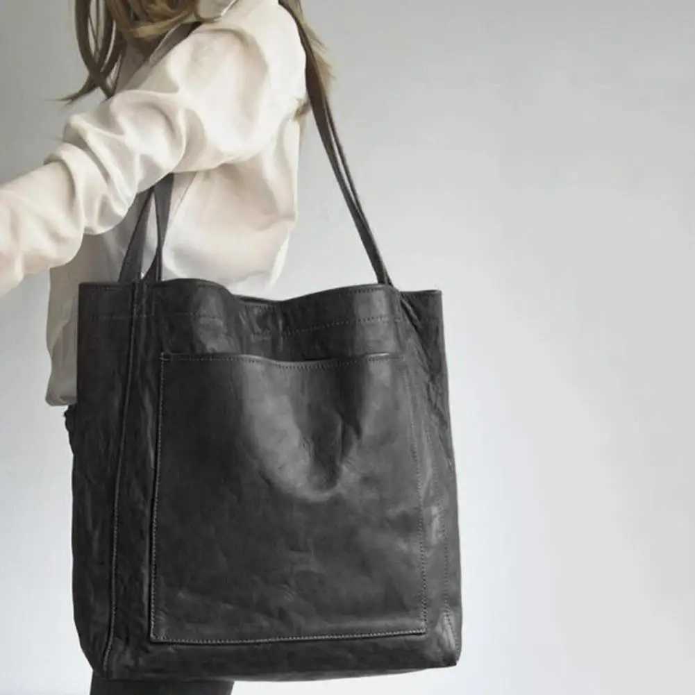 Soft Large Capacity Tote Women Handbags Solid Color Leather Shoulder Bag luxury Designer Messenger Bags Ladies Shopper Bag T250118