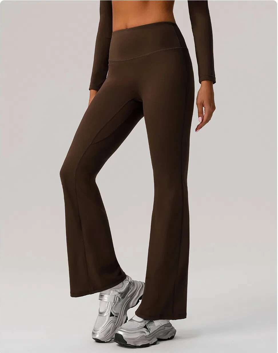 Ddmyoutdoor China Domestic Mermaid Curve Naked Wide Leg Yoga Hip Lift Flared Women S Sports Dance High Waist Slim Fit Casual Pants