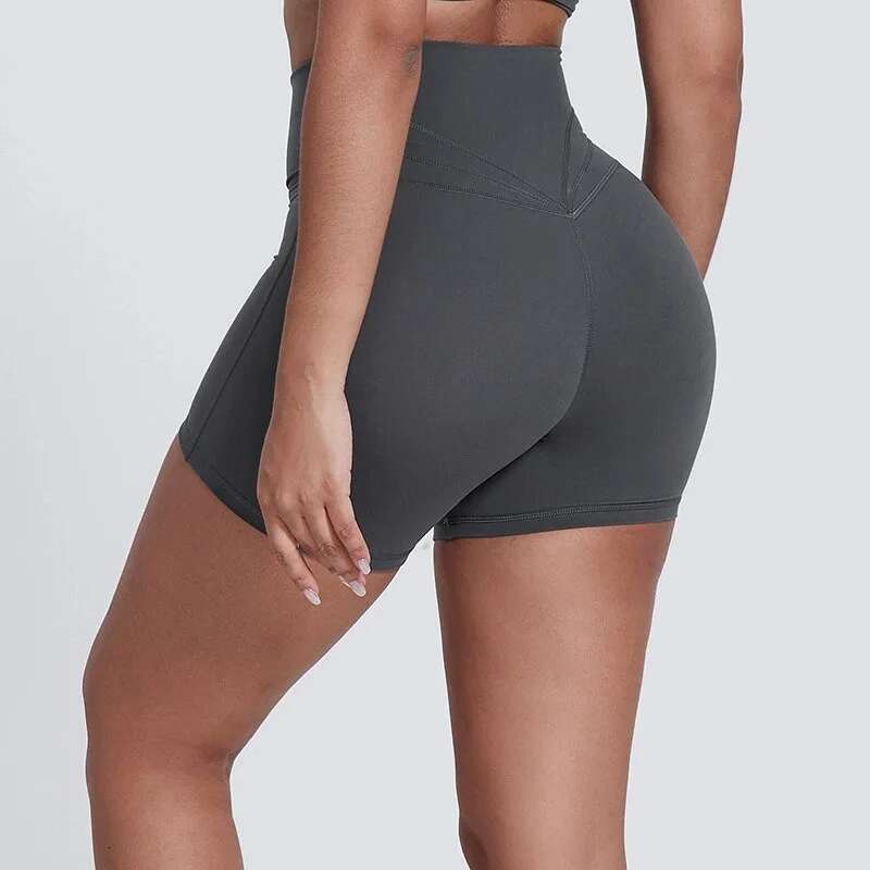 Ddmyoutdoor China Domestic Mermaid Curve Hip Lifting Yoga Elastic High Waist Running Fiess Shorts Tight No Embarrassment E Triple Pants