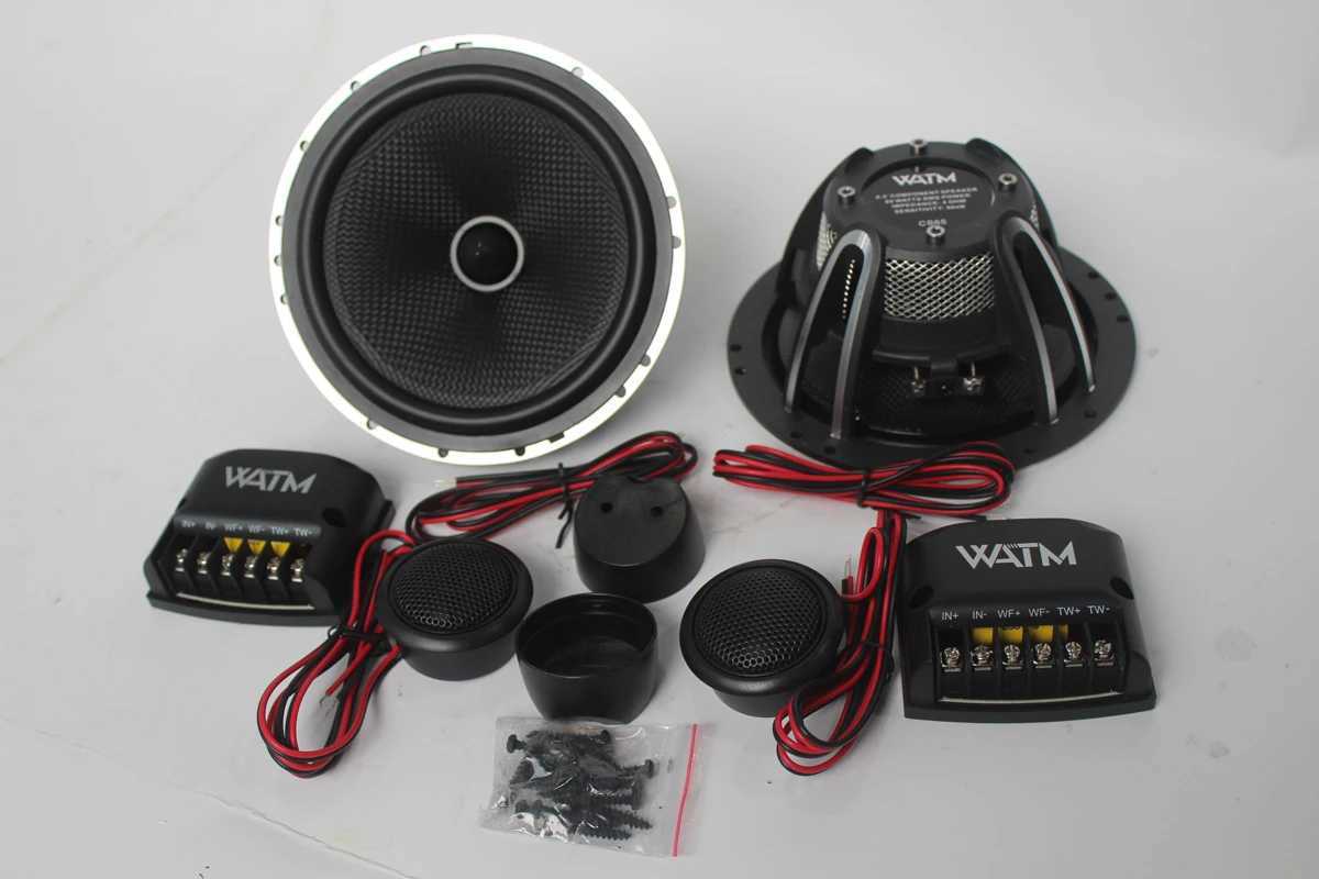 Car Audio WATM 6.5 2-Way RMS 80W Component Speakers System Car Door Speakers H250118