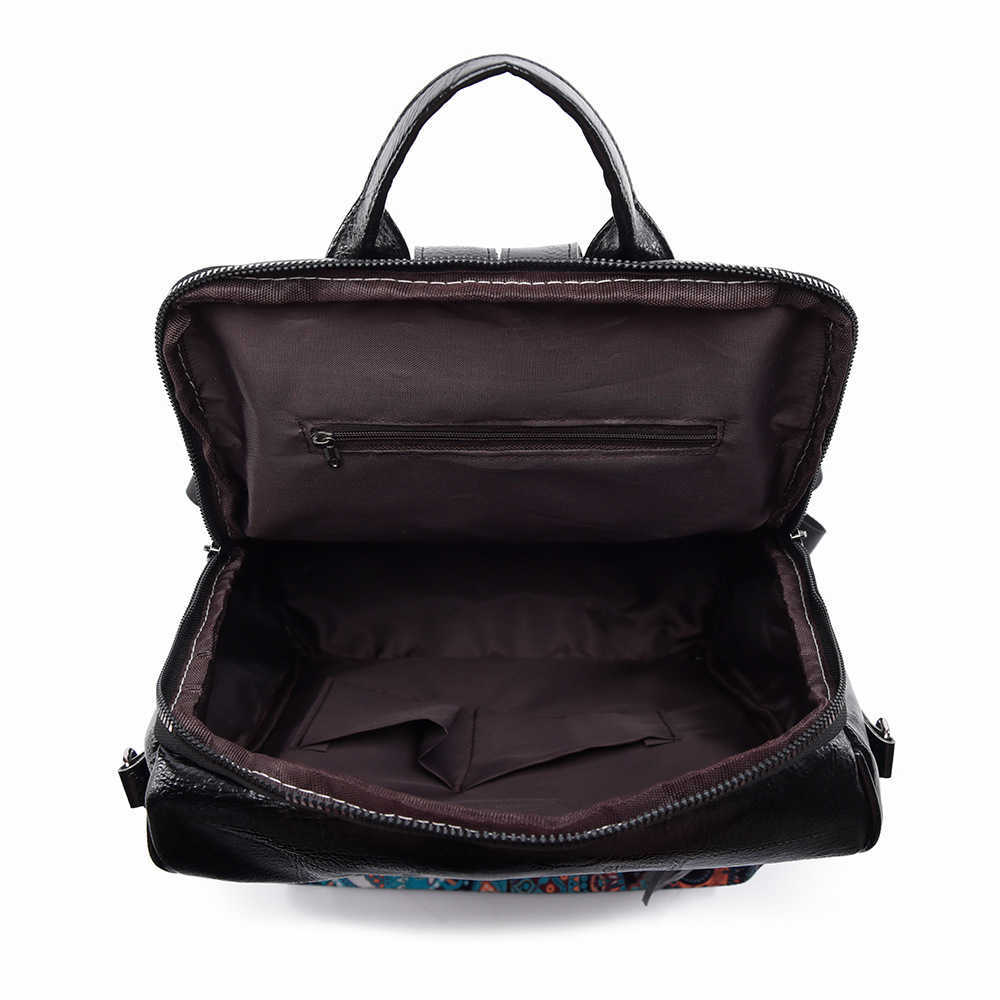 new casual womens soft leather multifunctional backpack simple and versatile large capacity PU backpack