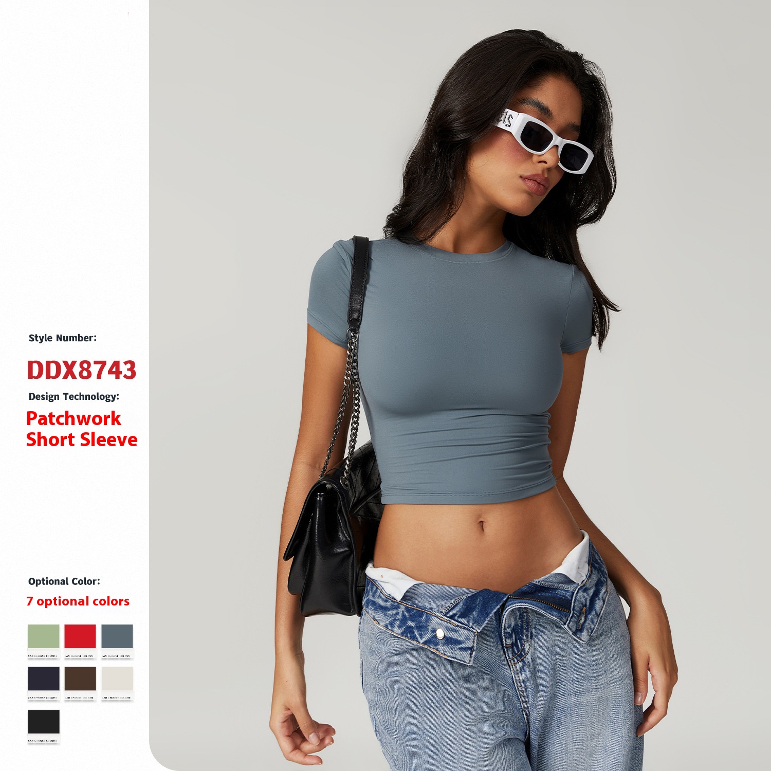 Casual versatile tight fast-drying fitness tops yoga clothing running Pilates sports T-shirt short-sleeved
