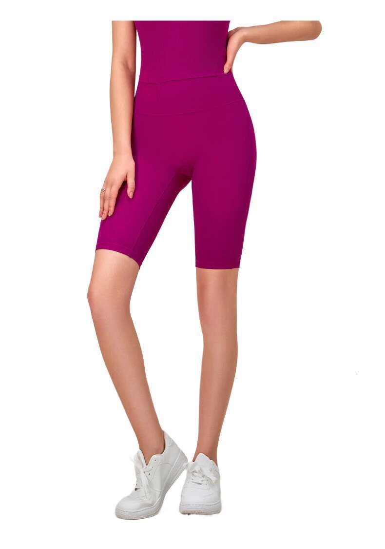 Ddmyoutdoor China Domestic Mermaid Curve Five Point Women S Tight Yoga Suit High Waist Hip Lifting Fiess Pants Quick Drying Peach Hip Sports Shorts