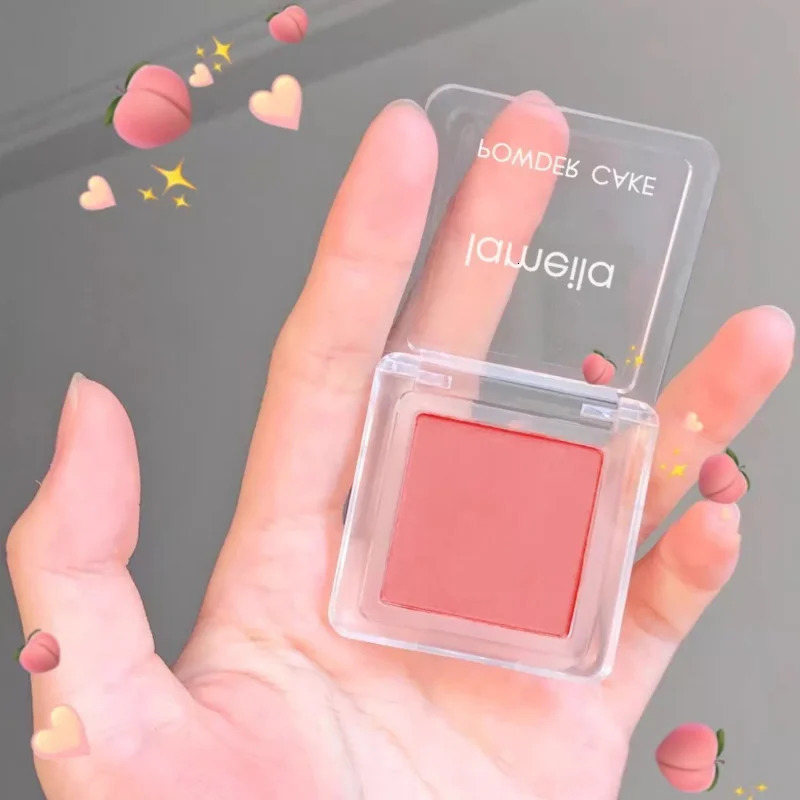 Face Blusher Matte Natural Cheek Tint Brighten Face Waterproof Face Contouring Cosmetics Blush Powder Soft Female Makeup 1pcs 250110