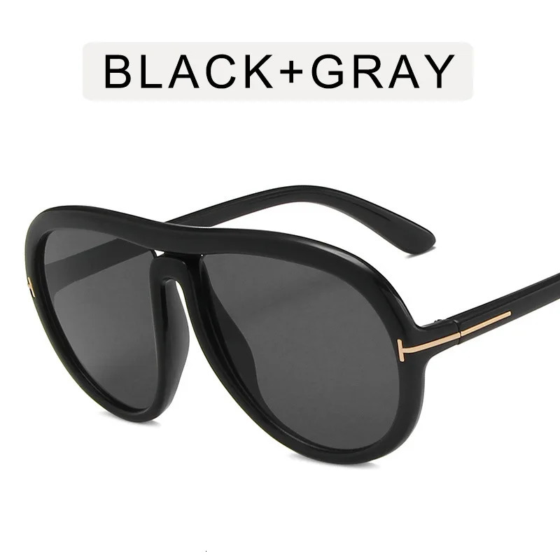 T large frame sunglasses women sunscreen men retro fashion 250109
