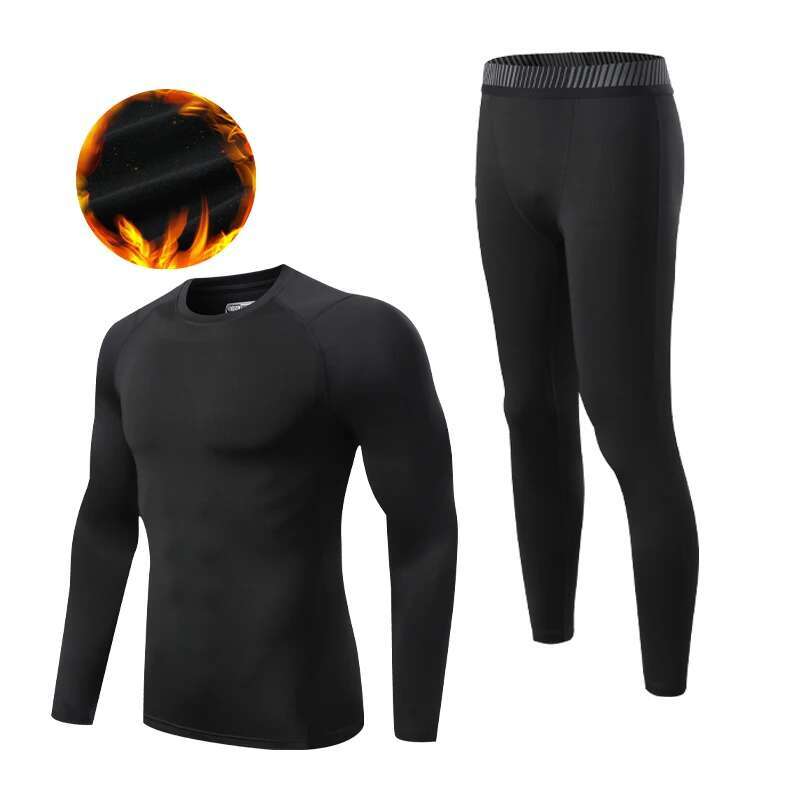 Ddmyoutdoor China Domestic Tight Sport Sets Men Thermal Underwear Soccer Jersey Compression Gym Bodybuilding Suit Quick Dry Male Running Clothes