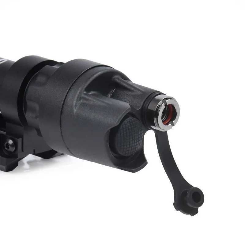 Tactical Metal Surefir M95 Powerful Strobe SF Flashlight Fit 20mm Rail Airsoft QD Quick Release Base Hunting Weapon Gun LightW241227
