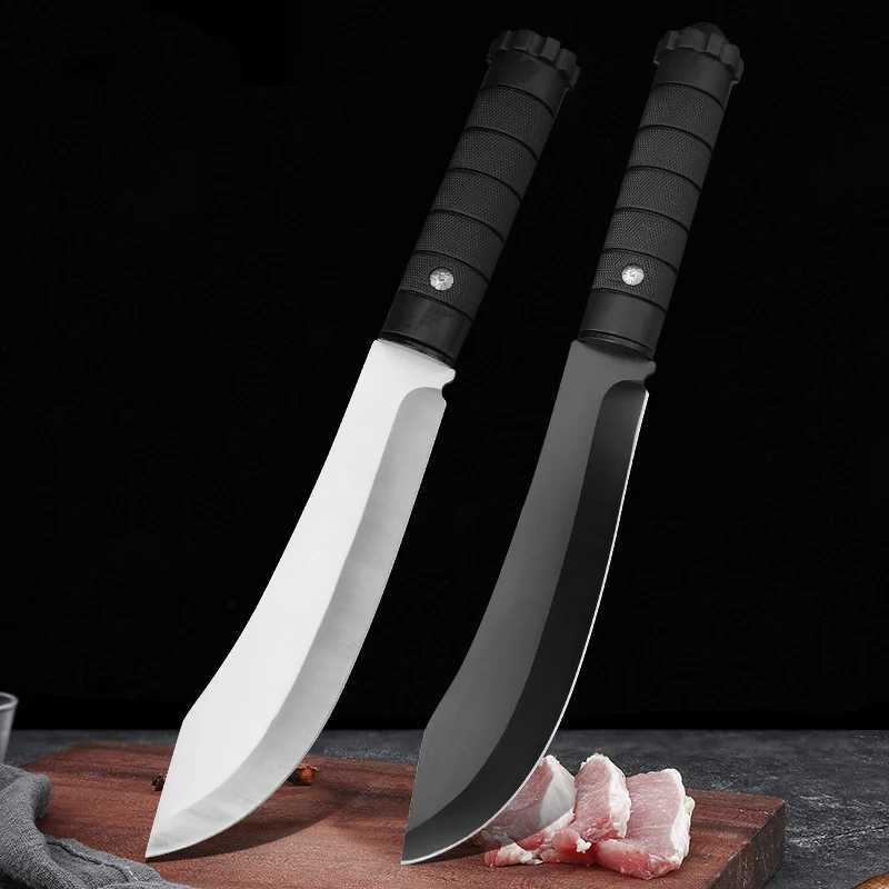 Stainless Steel Kitchen Chef Knife Meat Fish Fruit Vegetable Slicing Bone Chopping Professional Butcher Cleaver Knife with CoverXJ250117