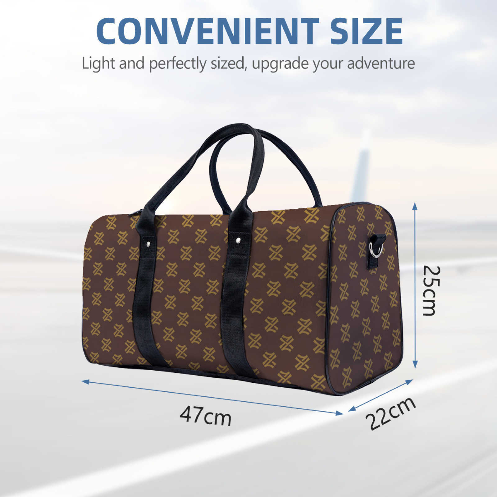 NXY Fashionable Large Capacity Portable Travel Bag Lightweight Short-distance Duffle Bag Storage Messenger Bag Sports Gym Bag