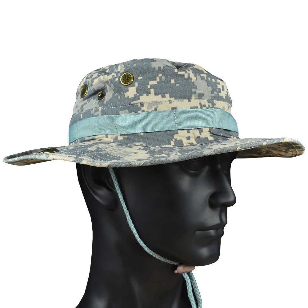 Tactical Airsoft Sniper Camouflage Boonie Hats Nepase Militares Army Mens American Military Accories A-tacs FGXJ250116