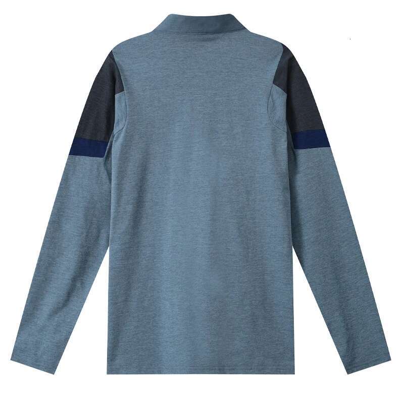 Ddmyoutdoor China Domestic Fashion Running Shirts Men Gym Workout Dry Quick Bodybuilding Jerseys Half Zipper Patchwork Outdoor Training Long Sleeve