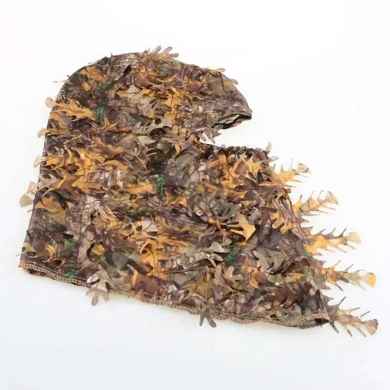 3D Camouflage clava Full Face Mask Wargame Ghillie Suits Accories Fishing Hunting Gear Hood Hat CS Tactical AirsoftXJ250116