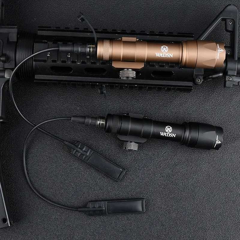 Tactical WADSN M600C Weapon Gun Light Lantern Rifle Flashlight Pistol Scout Light Torch Hunting Picatinny RailW241227