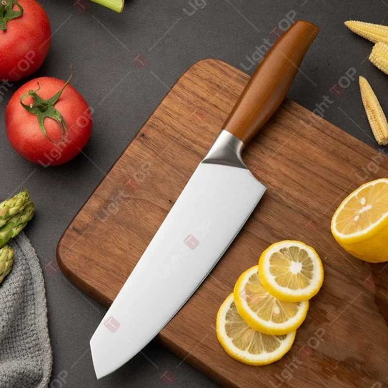 Professional Kitchen Knives Set Japanese Chef Knife Meat Cleaver Chopping Fish Fillet Cooking knife with box Kitchen AccessoriesXJ250117