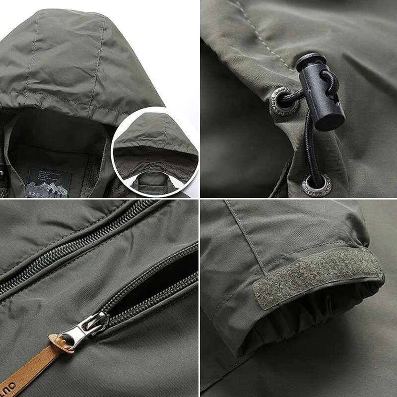 Ddmyoutdoor China Domestic Men Hooded Raincoat Winter Waterproof Skin Tactical Military Sport Hiking Windbreaker Sunscreen Army Jacket Clothing
