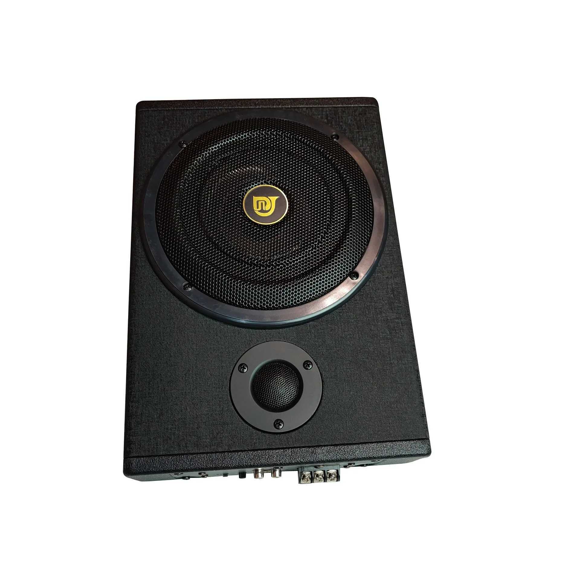 Car Audio High power 12V with high pitched active wooden leather sound system 8-inch car ultra-thin seat subwoofer H250118