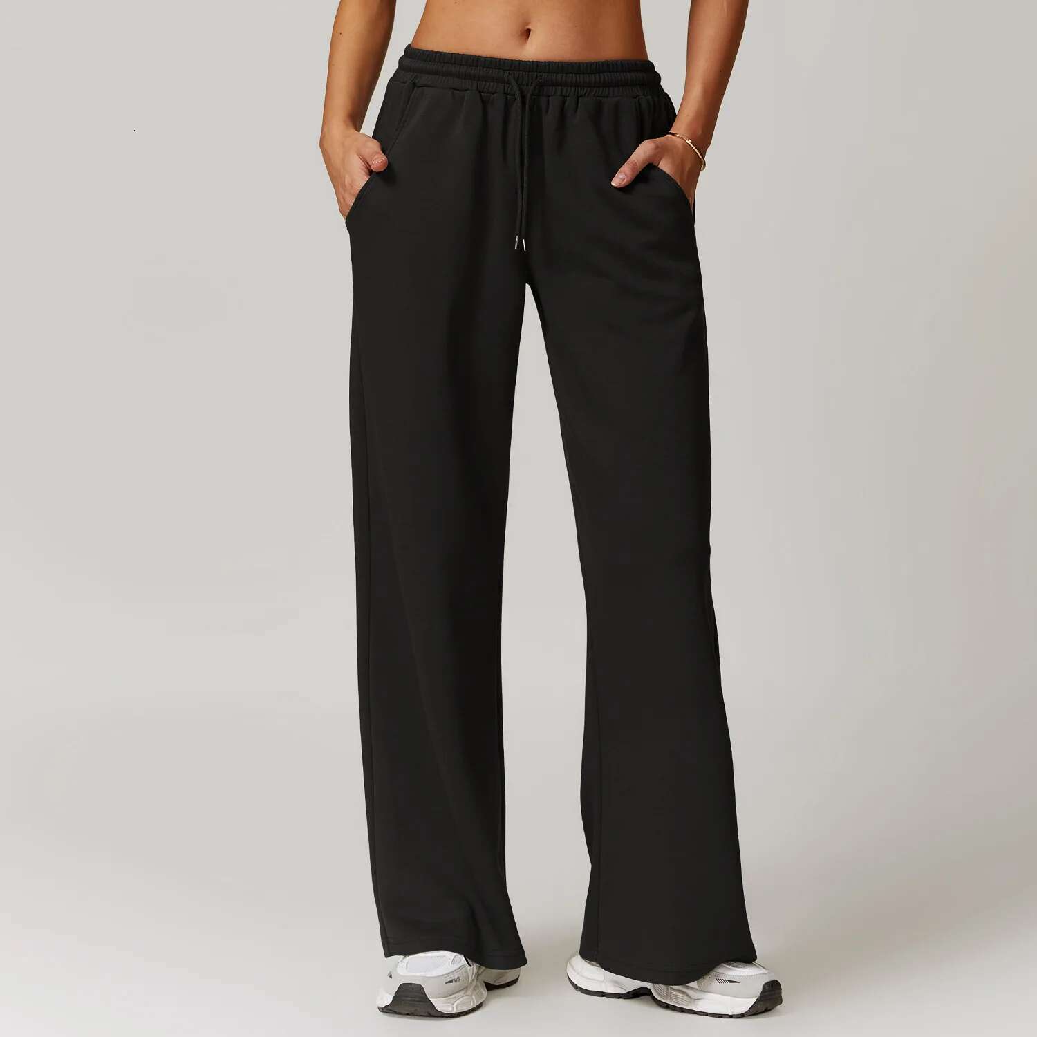 Ddmyoutdoor China Domestic Mermaid Curve Spring Thin High Waist Draping Loose Straight Casual Outerwear All Match Sports Pants