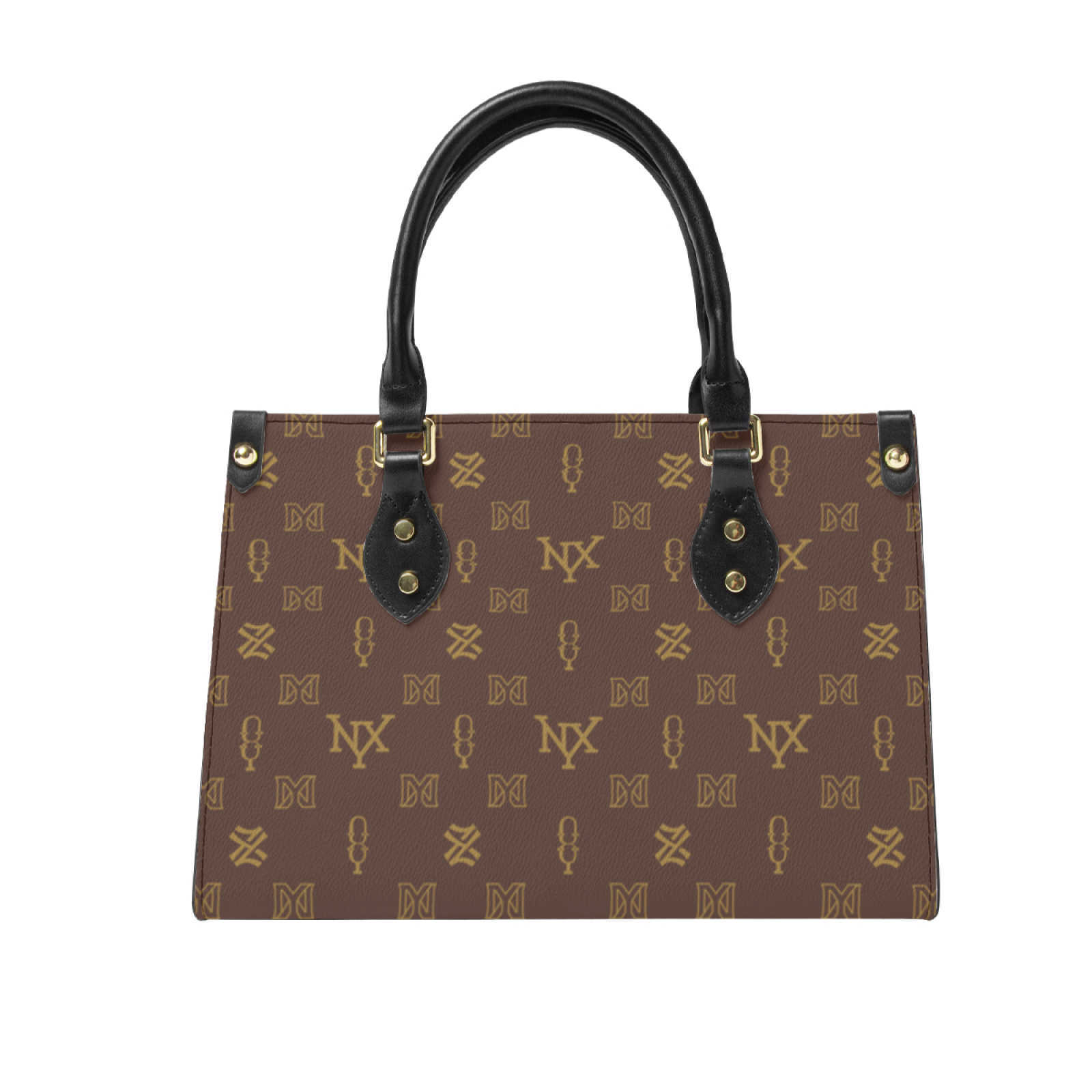 NXY Spacious PU Vintage Color Shoulder Bag Durable Hasp Portable Double Handle Tote Bag With Large Capacity Commute