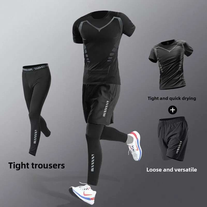 Ddmyoutdoor China Domestic Men S Clothing Running Fiess Tight Fit Quick Dry Clothes Morning Runs Gym Workouts Training Cycg Mens Sweatsuits Set