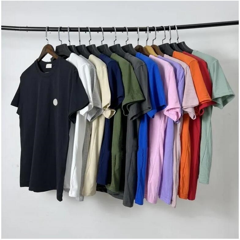 designer French brand mens T-shirt luxury men s Tees shirt sport summer women trend pure breathable size S/M/L/XL/XXL/XXXL Color Pink Black White Dark Blue