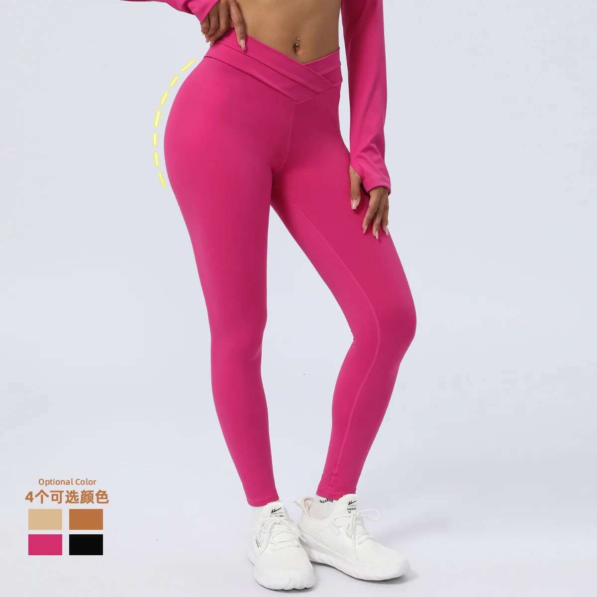 Ddmyoutdoor China Domestic Mermaid Curve Cross Ing Leggings Peach Buttocks Yoga Cropped Sports Fiess Long Pants Soft Fabric For Women