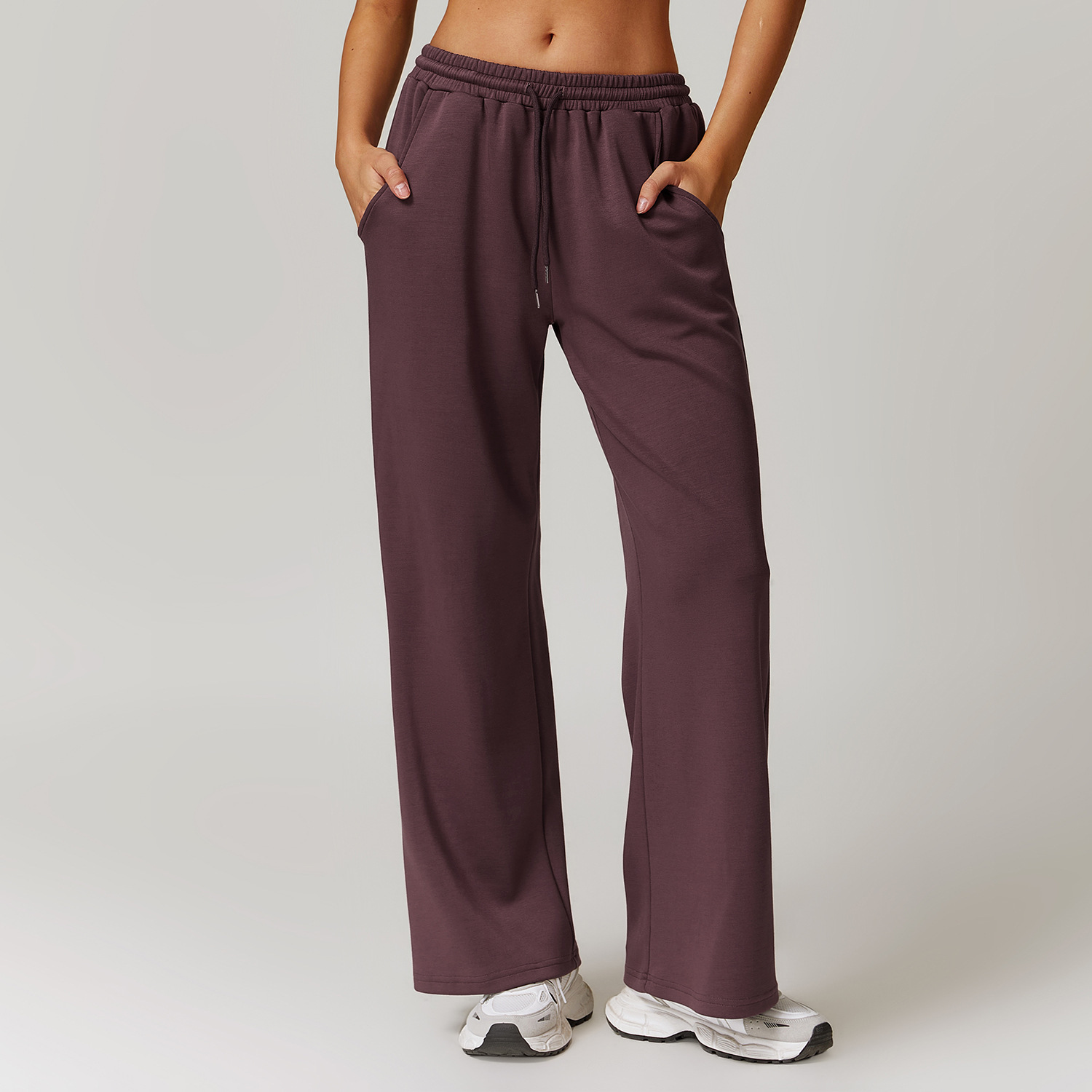 Ddmyoutdoor China Domestic Mermaid Curve Spring Thin High Waist Draping Loose Straight Casual Outerwear All Match Sports Pants