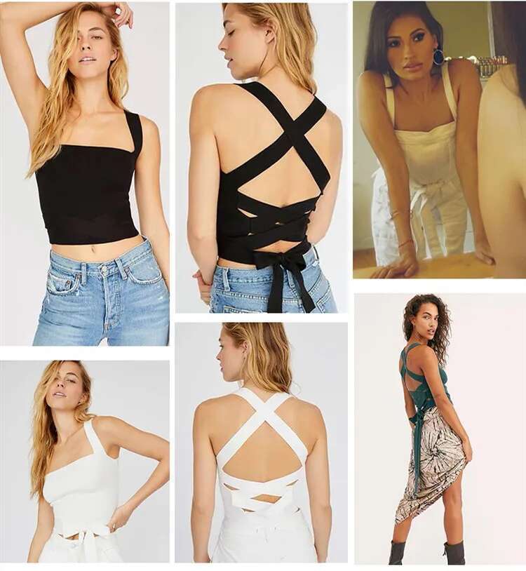 Ddmyoutdoor China Domestic Mermaid Curve Woman Vest Internal Chest Pad Cross Straps On Back Tank Top Summer Tight Yoga Crop Top Shirt