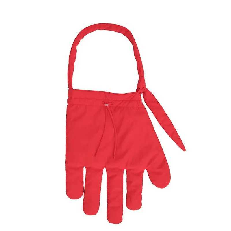 New Arrival Personalized retro solid glove bag high-capacity and simple mens nylon underwear handbag Korean casual womens shoulder bag Y2k Z250118