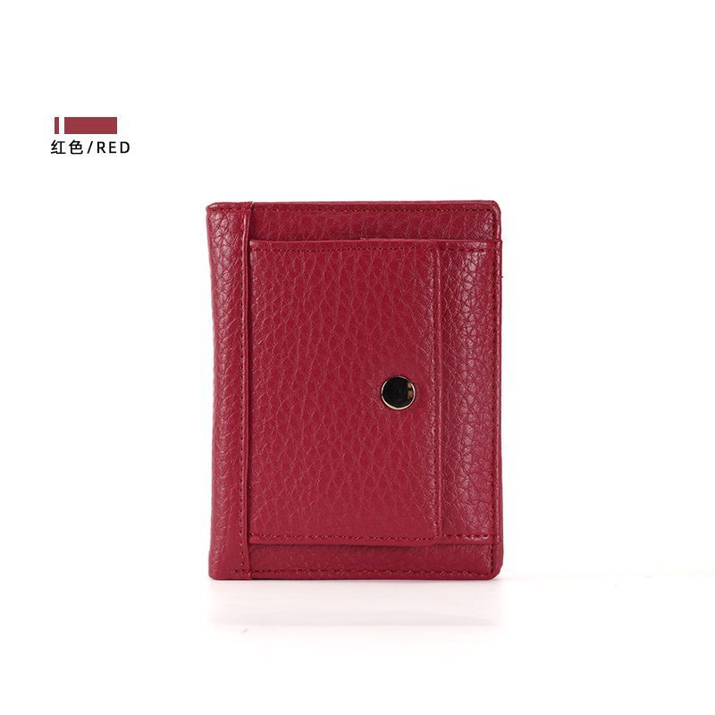 Product 2025 New PU functional Women's Snap Card Bag Multi slot Zero Wallet swissmilitary