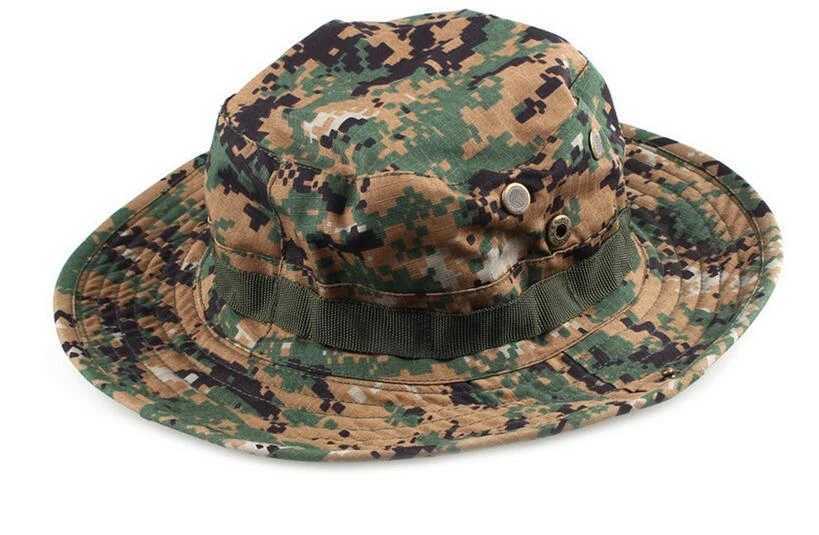 Tactical Boonie Camouflage Field Combat Hunting Summer Outdoor Fishing Hiking Cam Sports Hat ersongearXJ250116