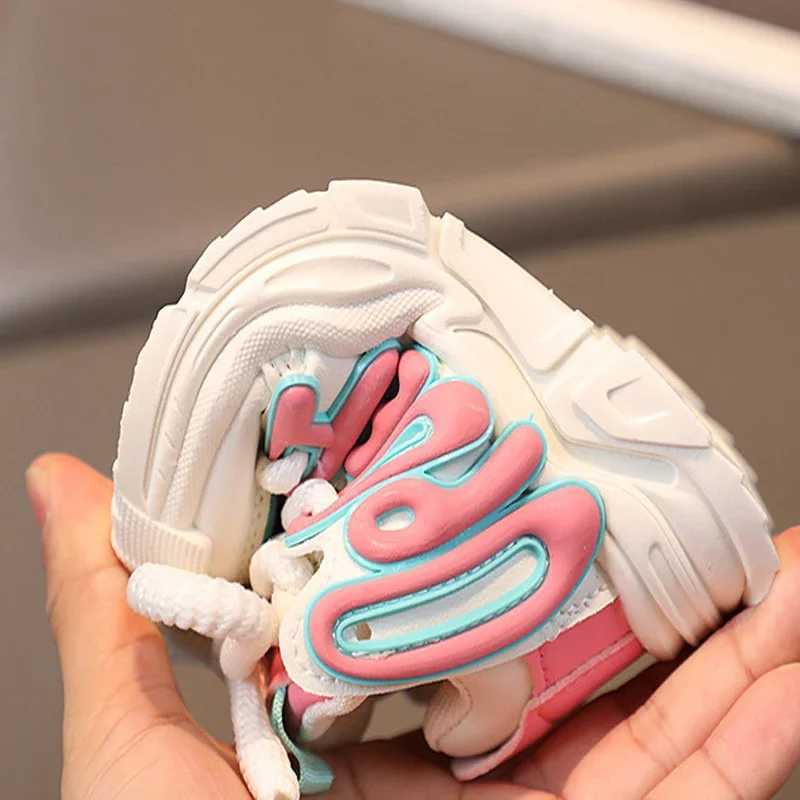 2024 Baby Short and Fat Girls Preschool Boys Fashion Solid Color Sports Shoes 16 Year Old Childrens Casual Breathable Running ShoesXJ250505 S251027