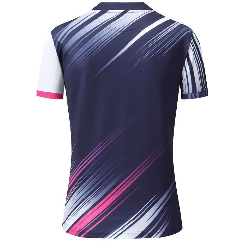 Ddmyoutdoor China Domestic Badminton Shirts Women Volleybal Sports Brand Quick Dry Breathable Short Sleeves D Print Team Running Exercise Training Tee
